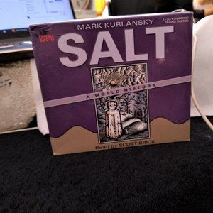 SALT By Mark kurlansky audio book on CD Unabridged